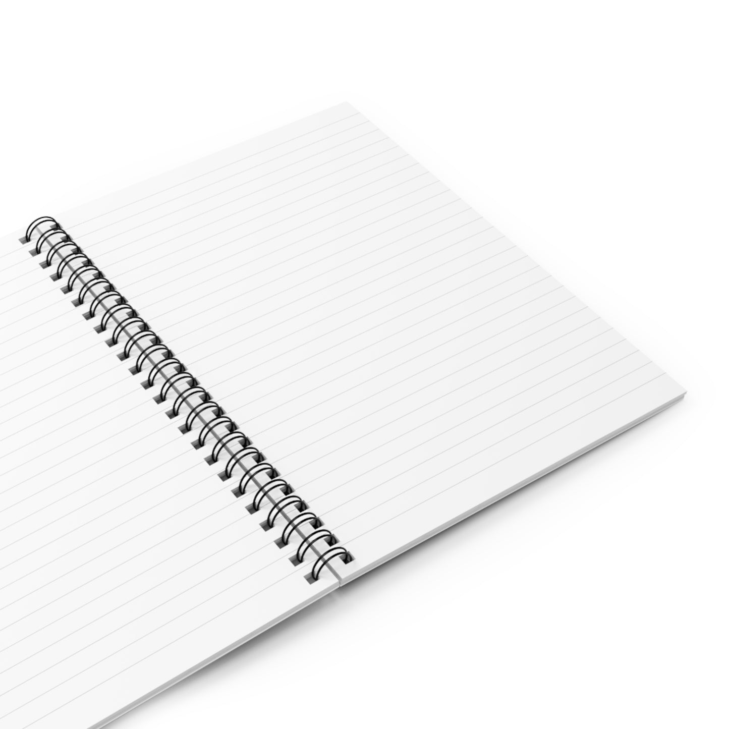 Spiral Notebook - Abstract Dance Painting Ruled Line