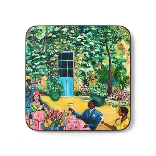 Coaster - Garden Party - Oil on Canvas Painting by Alvin Clayton