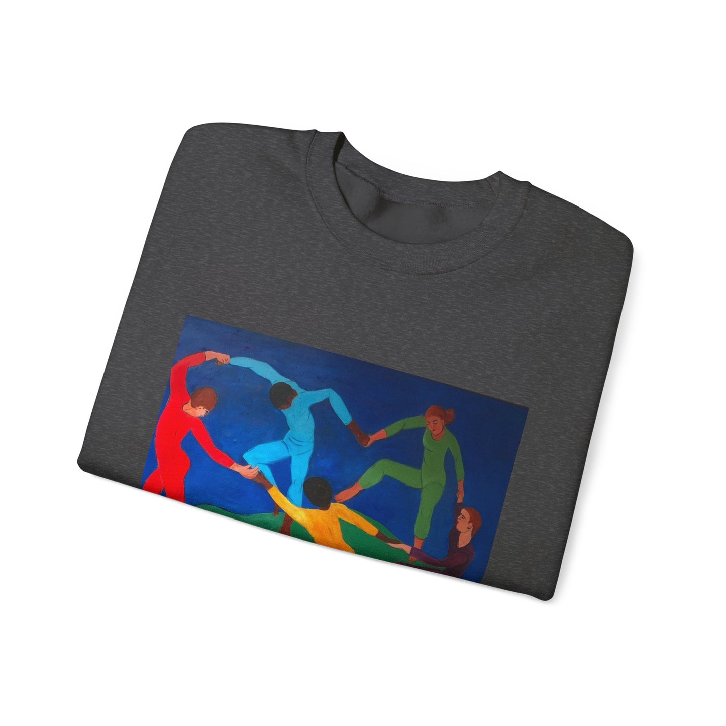 Colorful Artistic Crewneck Sweatshirt for Creative Spirits