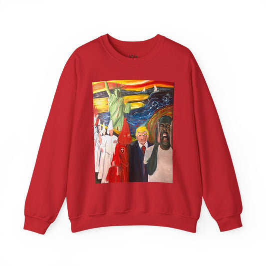 Political Statement Sweatshirt - American Scream Artwork