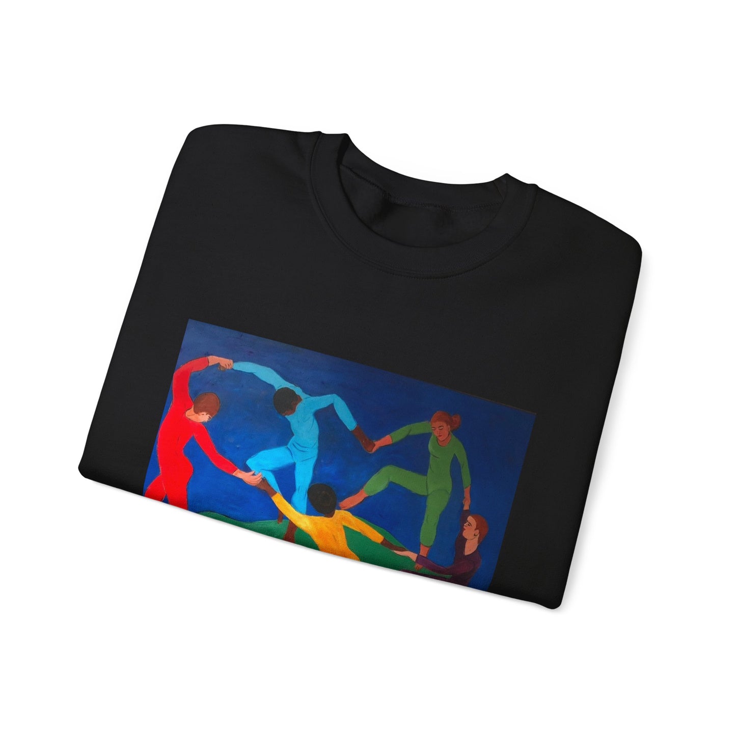 Colorful Artistic Crewneck Sweatshirt for Creative Spirits