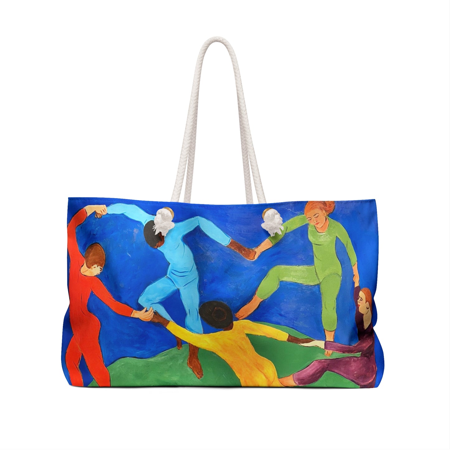 Weekender Bag with Circle of Friends Painting Print