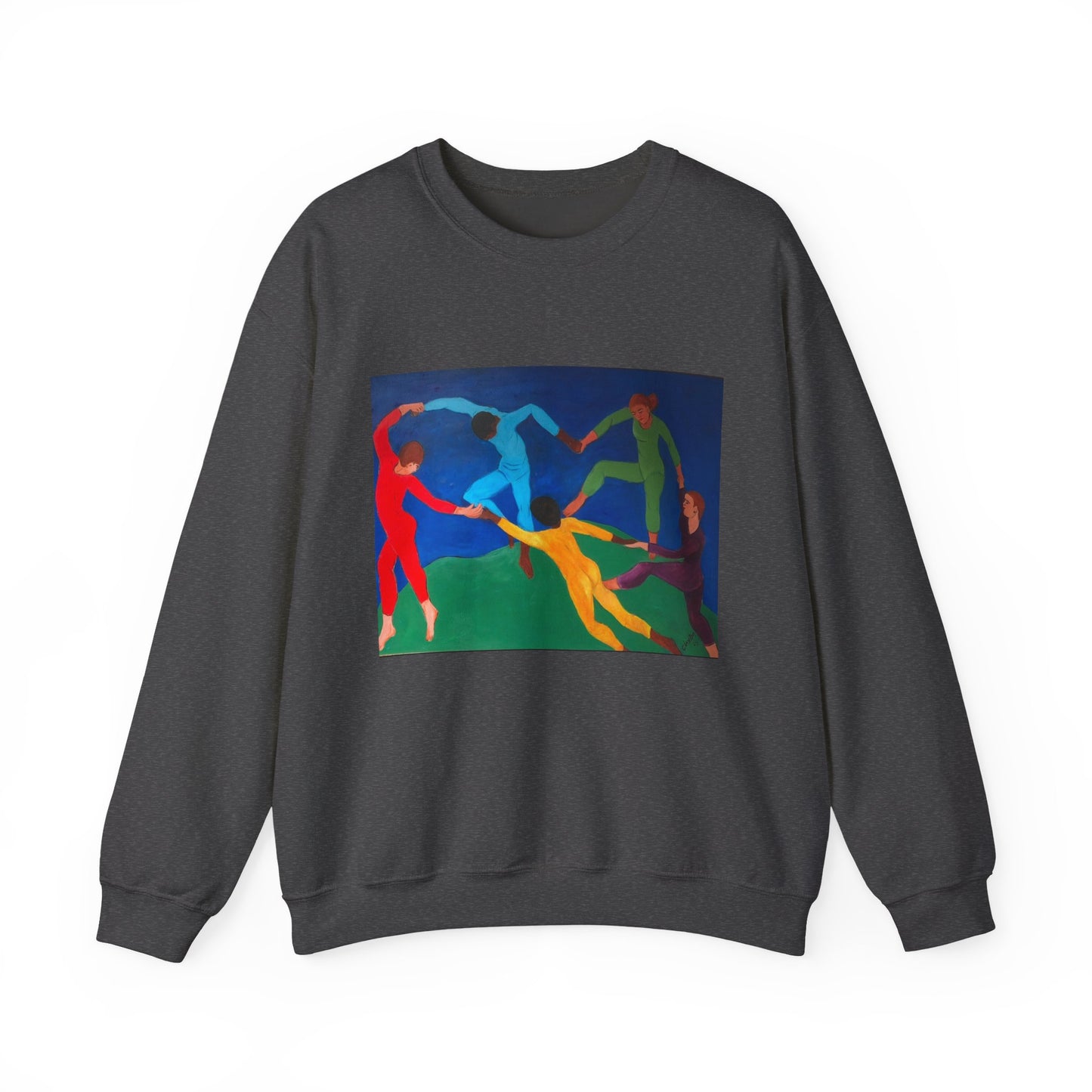 Colorful Artistic Crewneck Sweatshirt for Creative Spirits