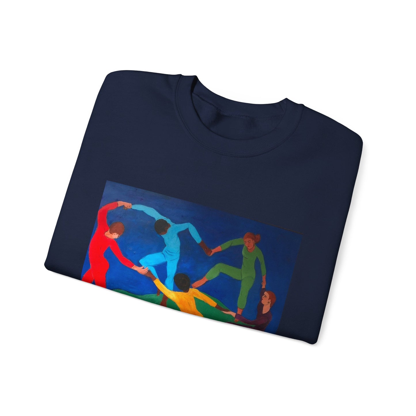Colorful Artistic Crewneck Sweatshirt for Creative Spirits