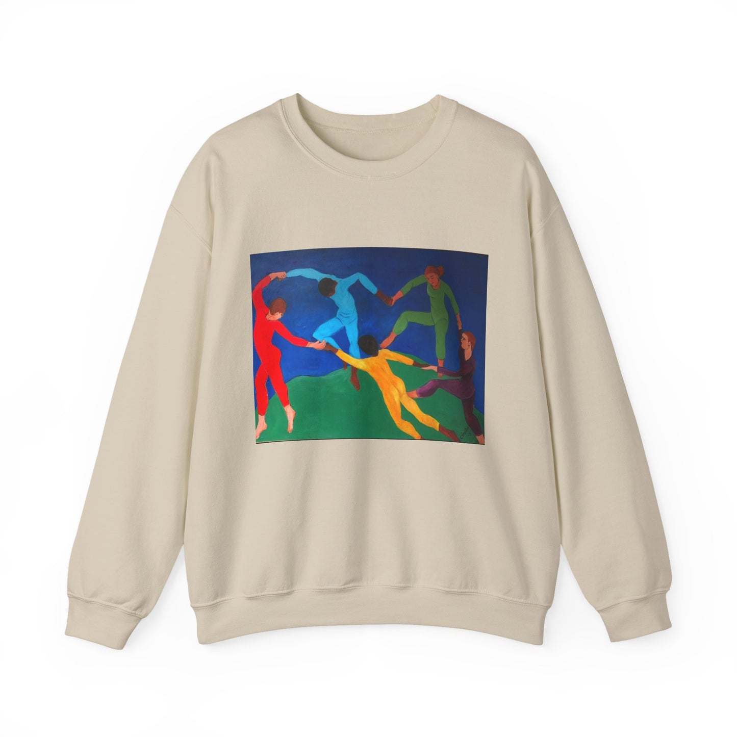 Colorful Artistic Crewneck Sweatshirt for Creative Spirits