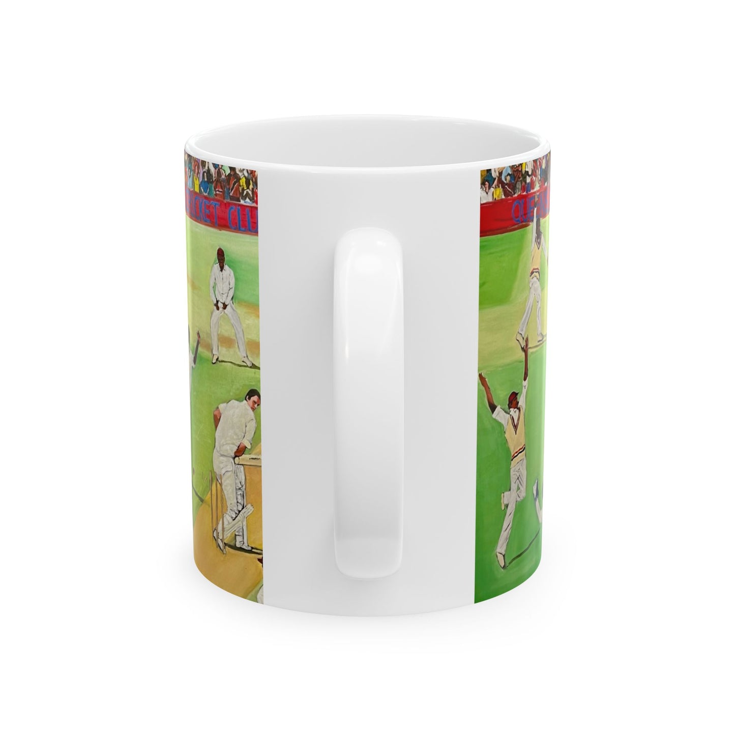 Cricket-Themed Ceramic Mug - Perfect Gift for Sports Fans