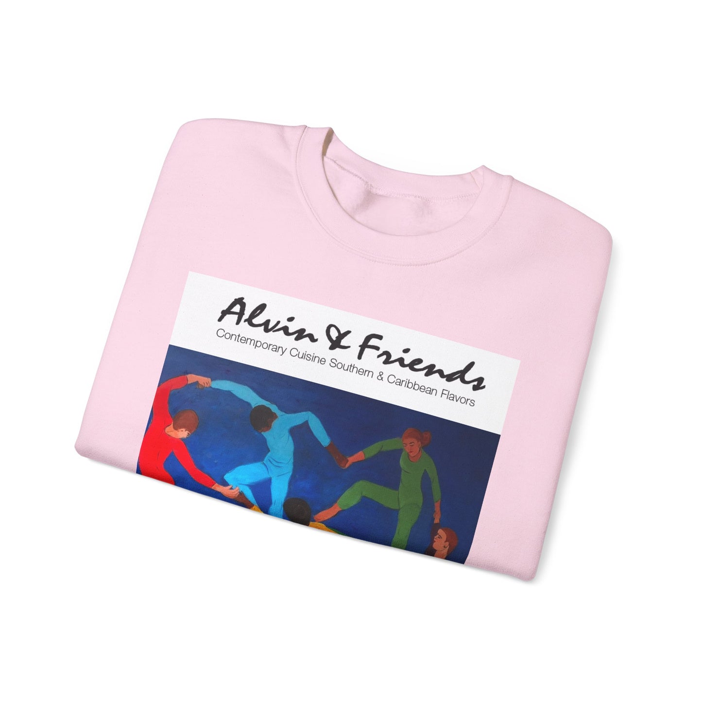 Alvin & Friends Art Crewneck Sweatshirt - Vibrant Unisex Heavy Blend