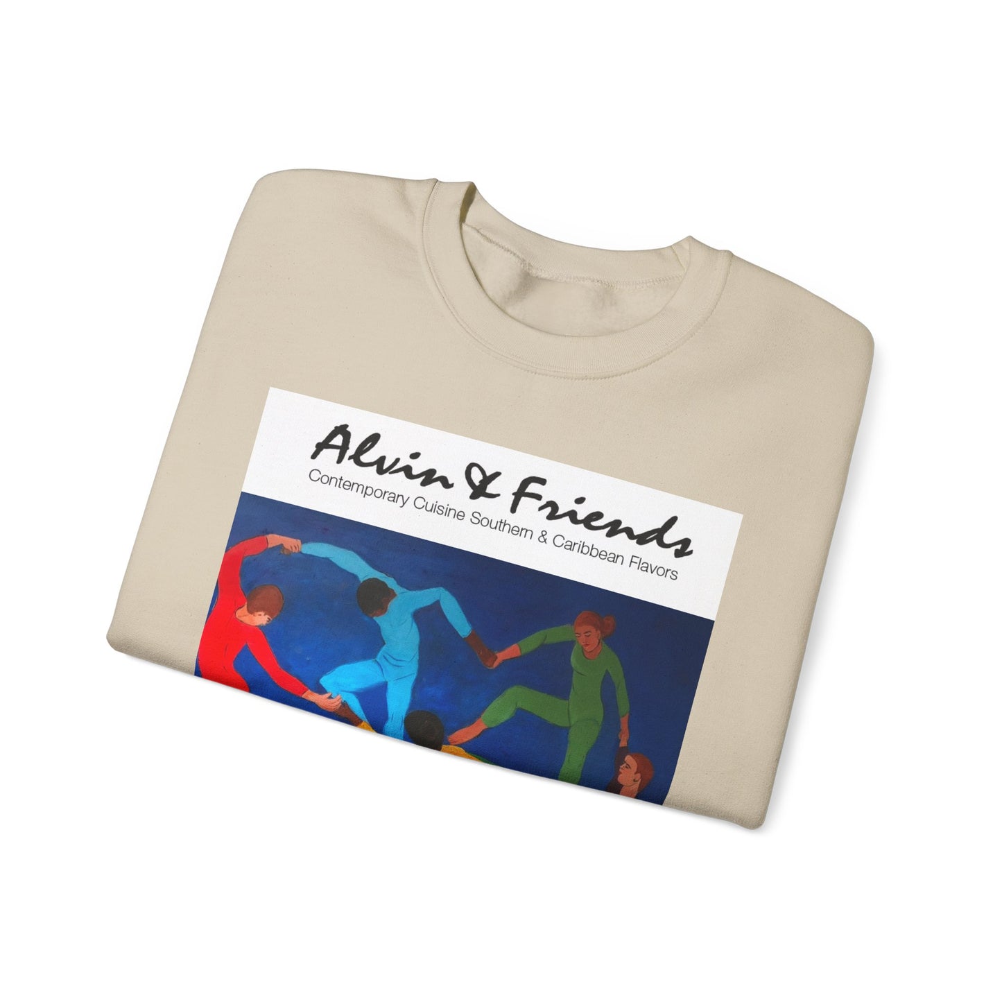 Alvin & Friends Art Crewneck Sweatshirt - Vibrant Unisex Heavy Blend