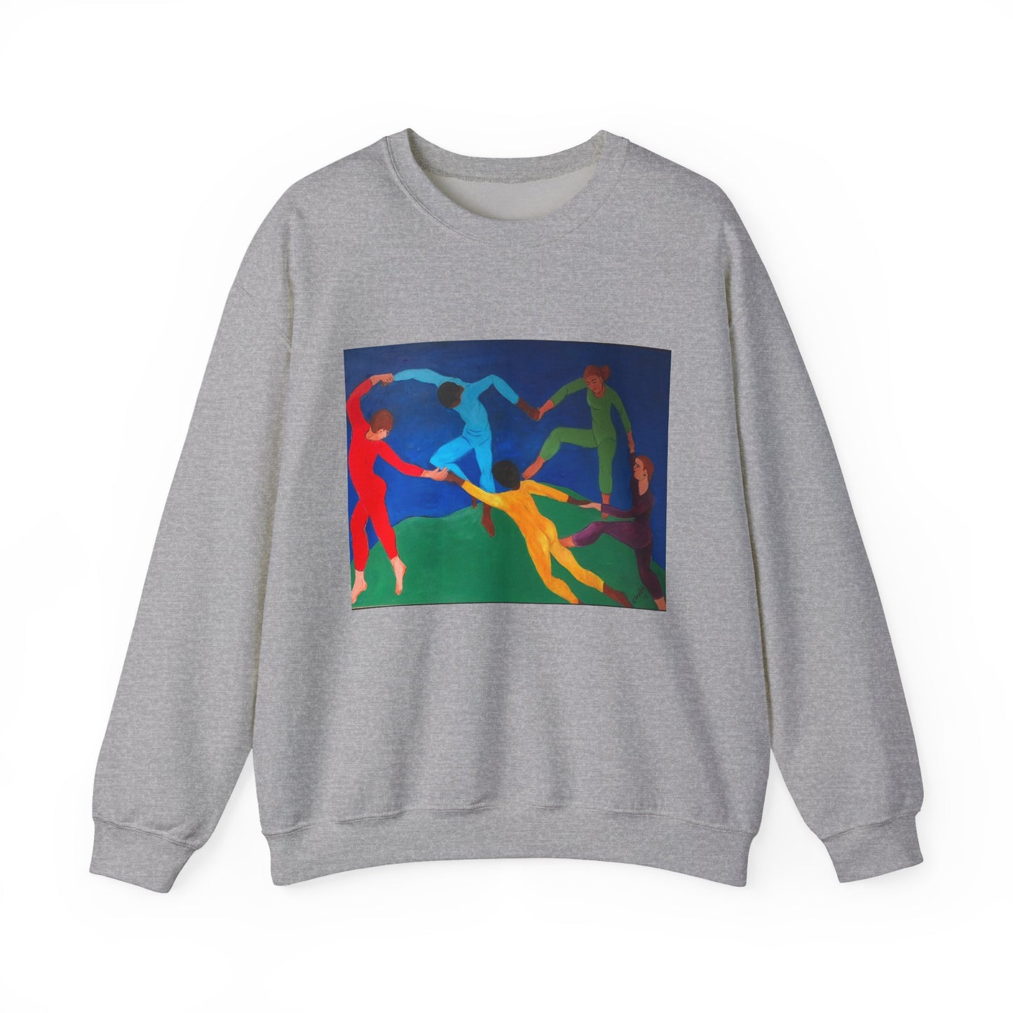 Colorful Artistic Crewneck Sweatshirt for Creative Spirits