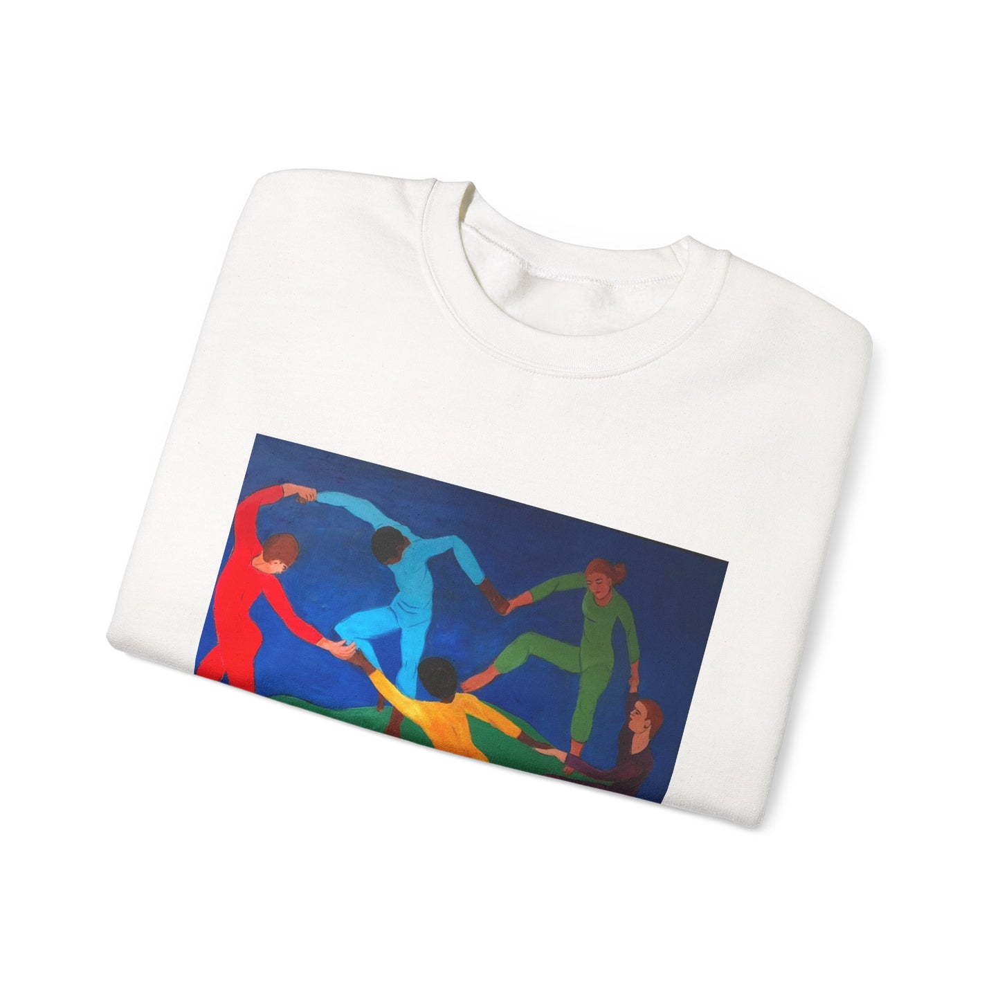 Colorful Artistic Crewneck Sweatshirt for Creative Spirits