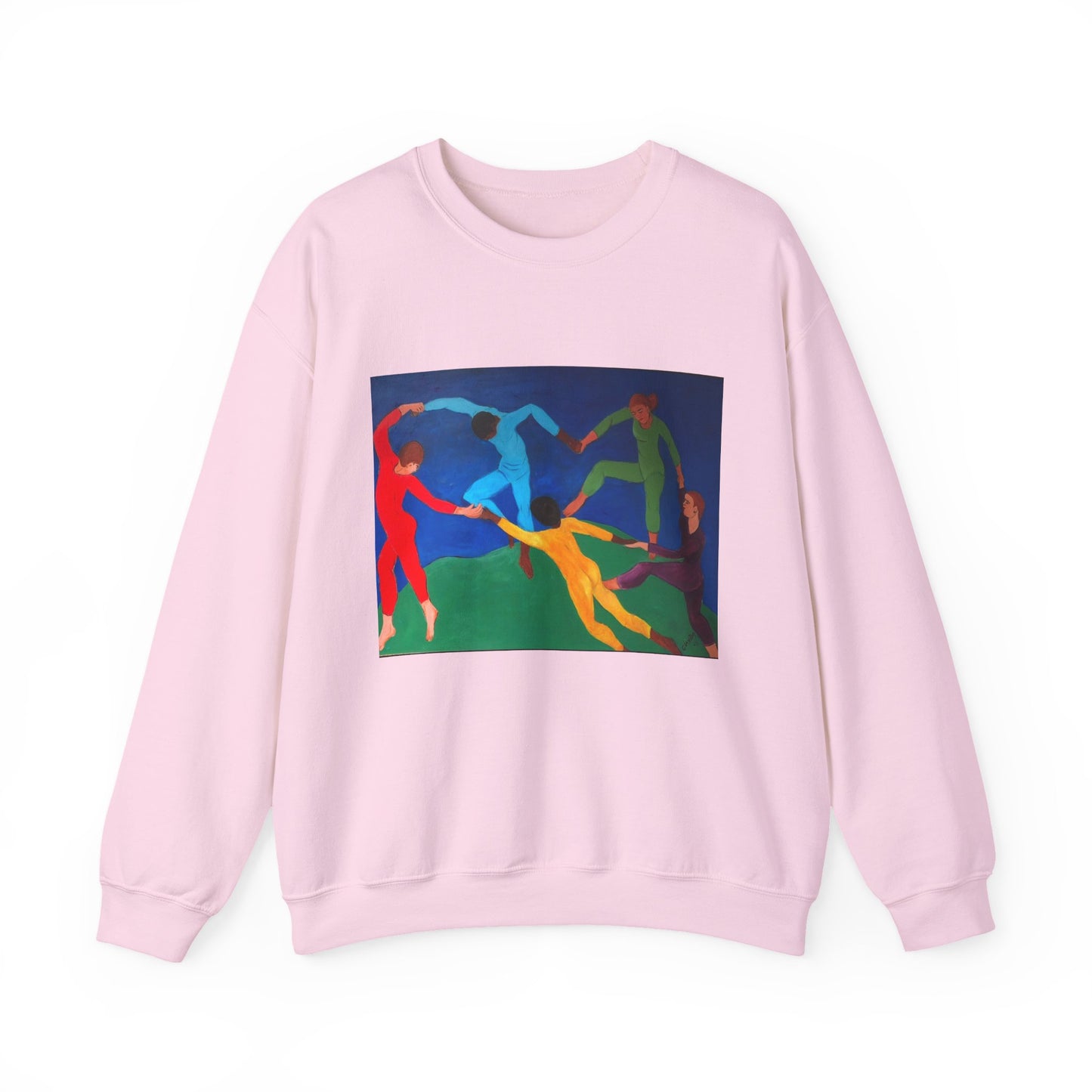 Colorful Artistic Crewneck Sweatshirt for Creative Spirits