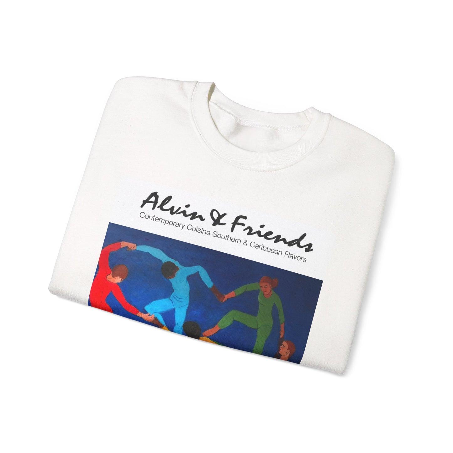 Alvin & Friends Art Crewneck Sweatshirt - Vibrant Unisex Heavy Blend