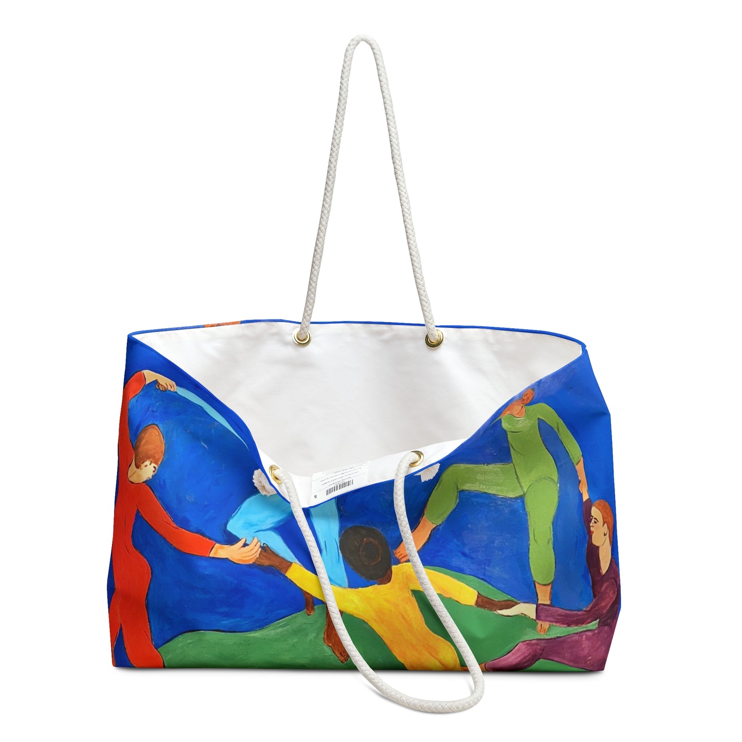 Weekender Bag with Circle of Friends Painting Print