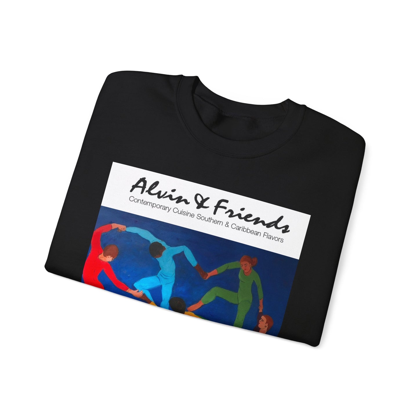 Alvin & Friends Art Crewneck Sweatshirt - Vibrant Unisex Heavy Blend