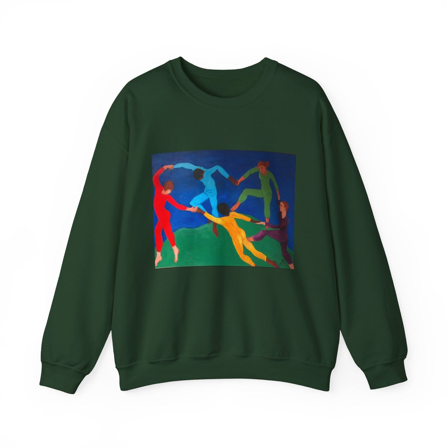 Colorful Artistic Crewneck Sweatshirt for Creative Spirits