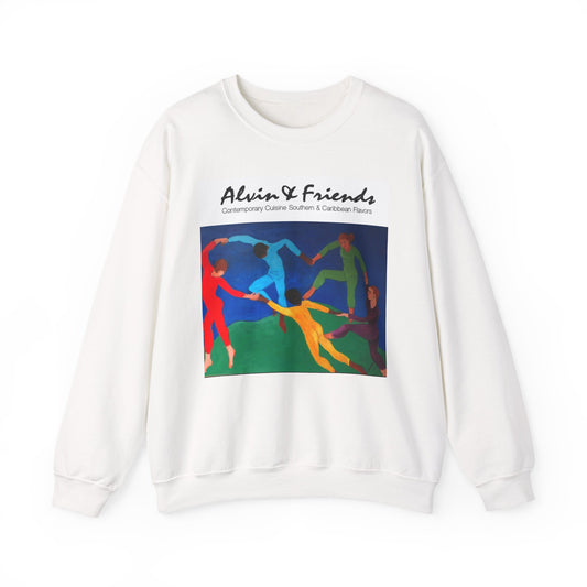 Alvin & Friends Art Crewneck Sweatshirt - Vibrant Unisex Heavy Blend