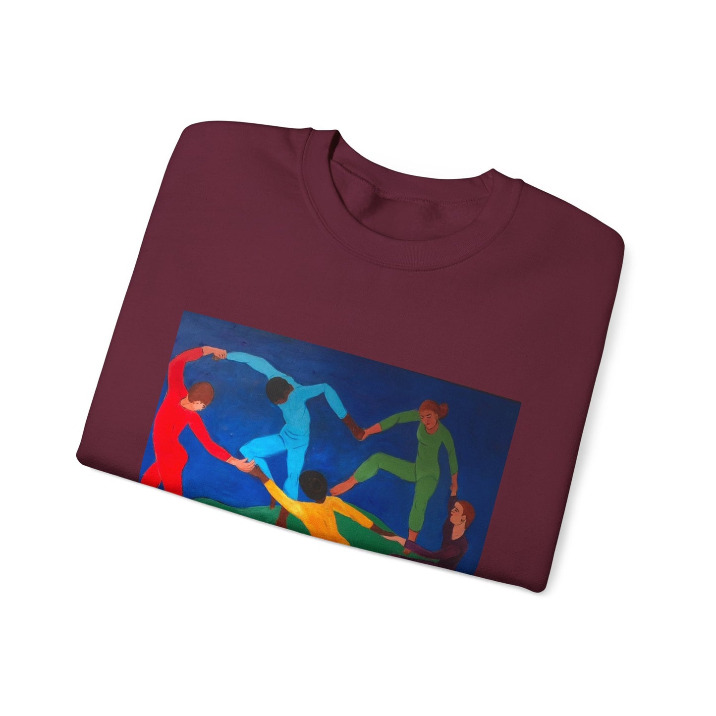 Colorful Artistic Crewneck Sweatshirt for Creative Spirits