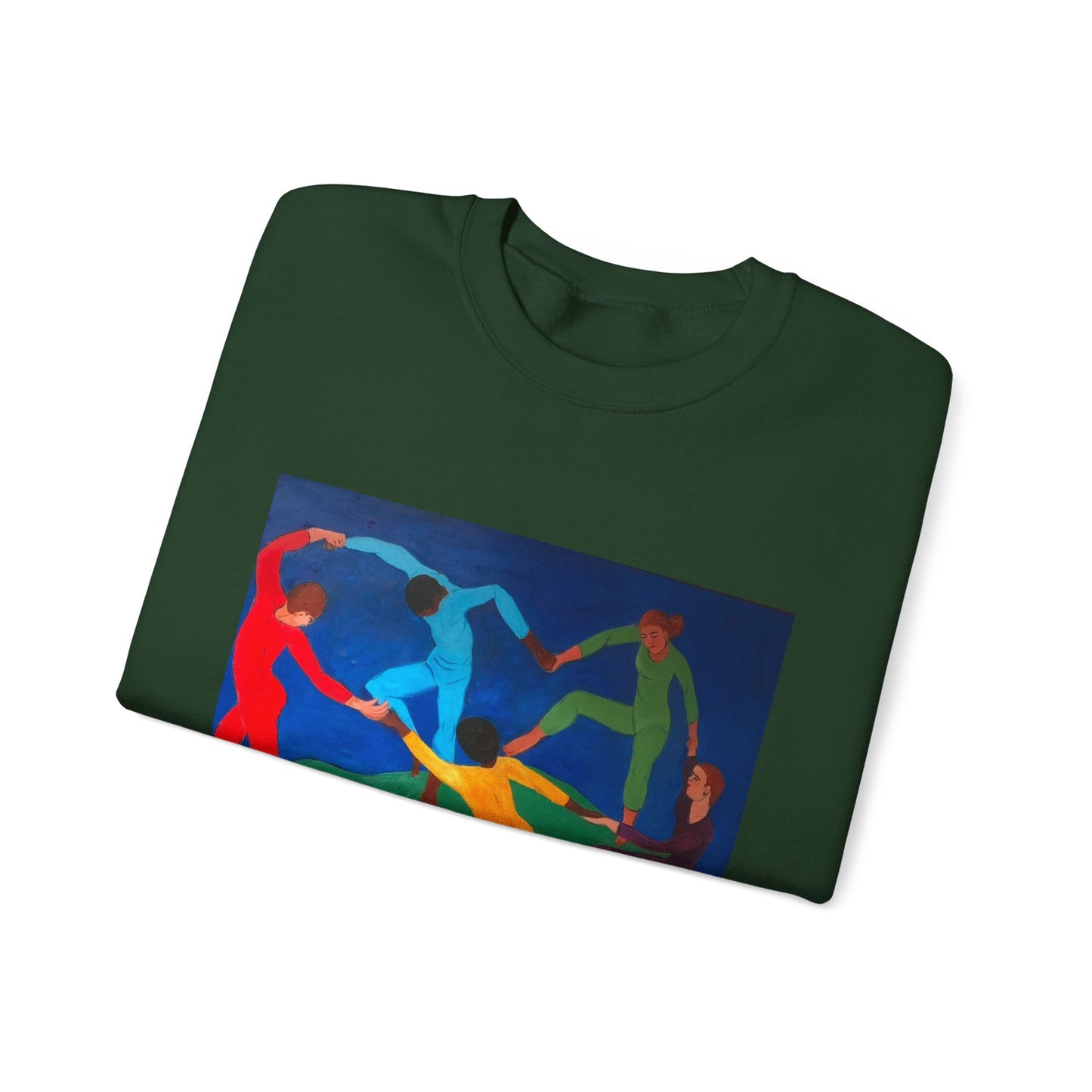Colorful Artistic Crewneck Sweatshirt for Creative Spirits