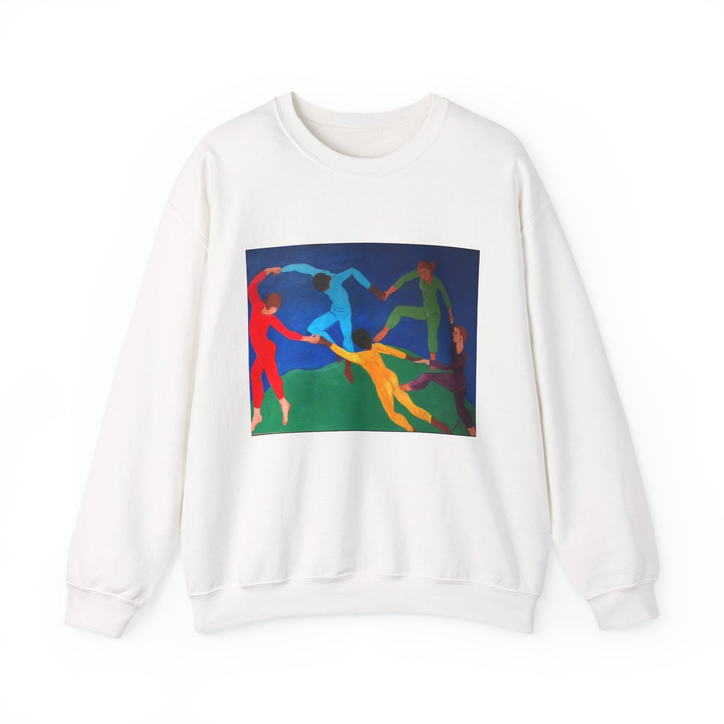 Colorful Artistic Crewneck Sweatshirt for Creative Spirits