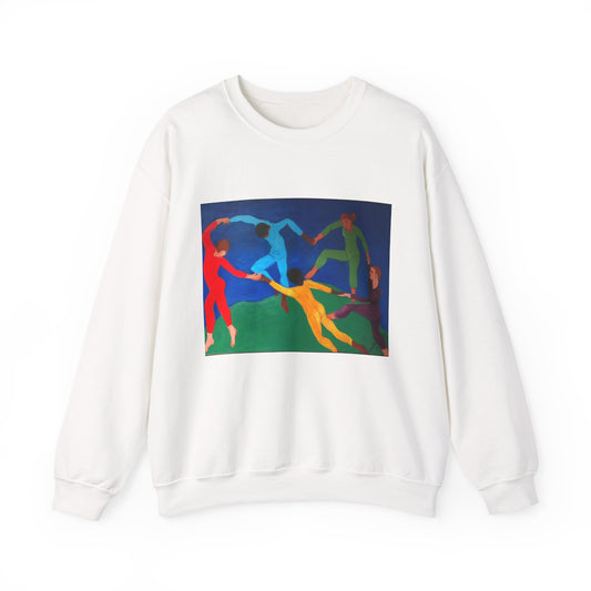 Colorful Artistic Crewneck Sweatshirt for Creative Spirits