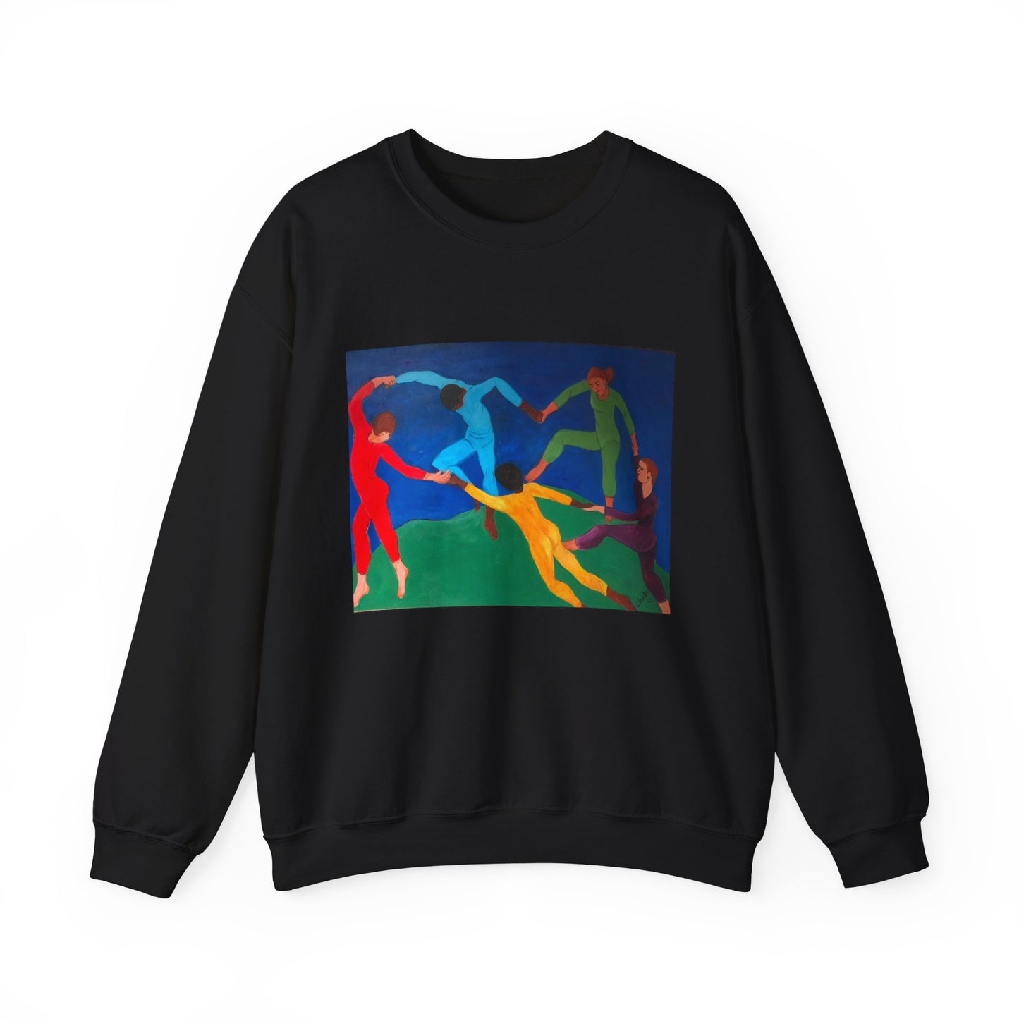 Colorful Artistic Crewneck Sweatshirt for Creative Spirits