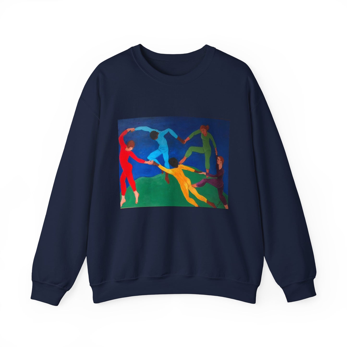 Colorful Artistic Crewneck Sweatshirt for Creative Spirits