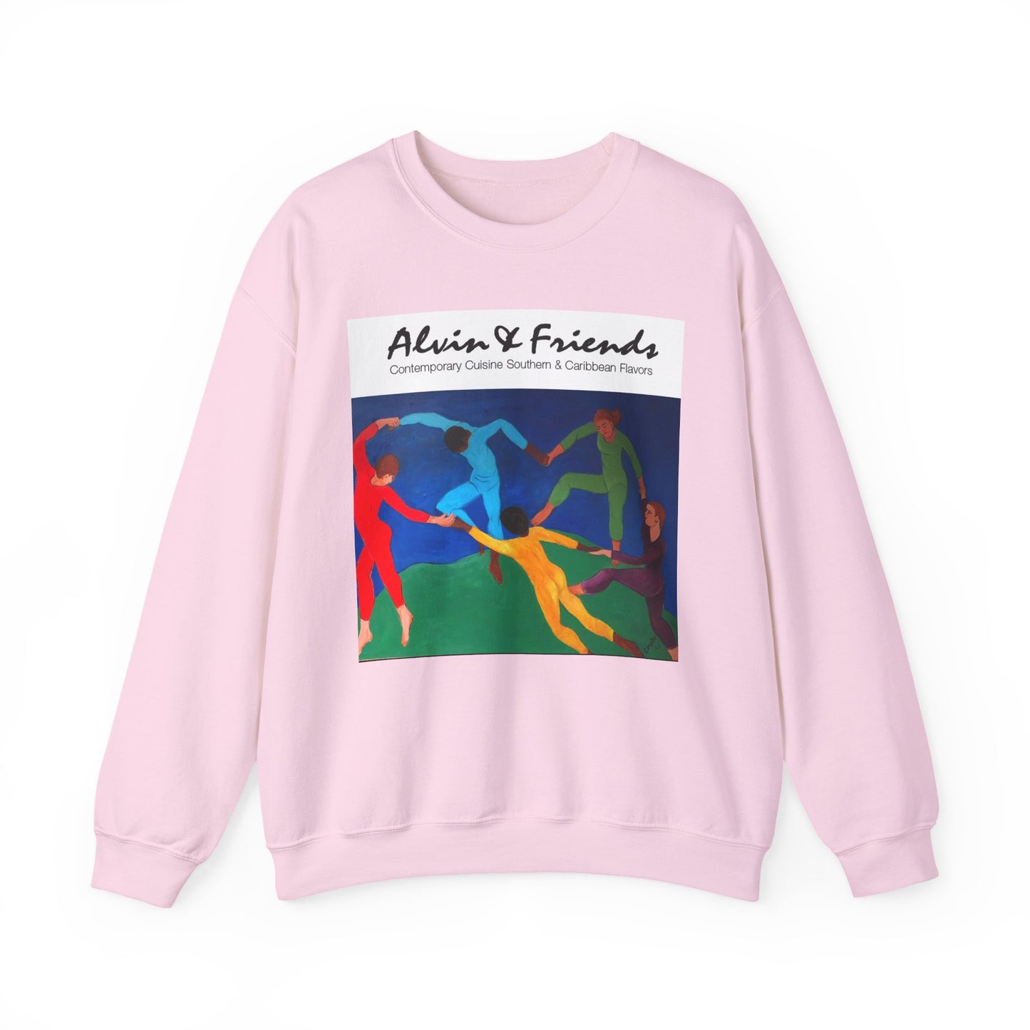 Alvin & Friends Art Crewneck Sweatshirt - Vibrant Unisex Heavy Blend