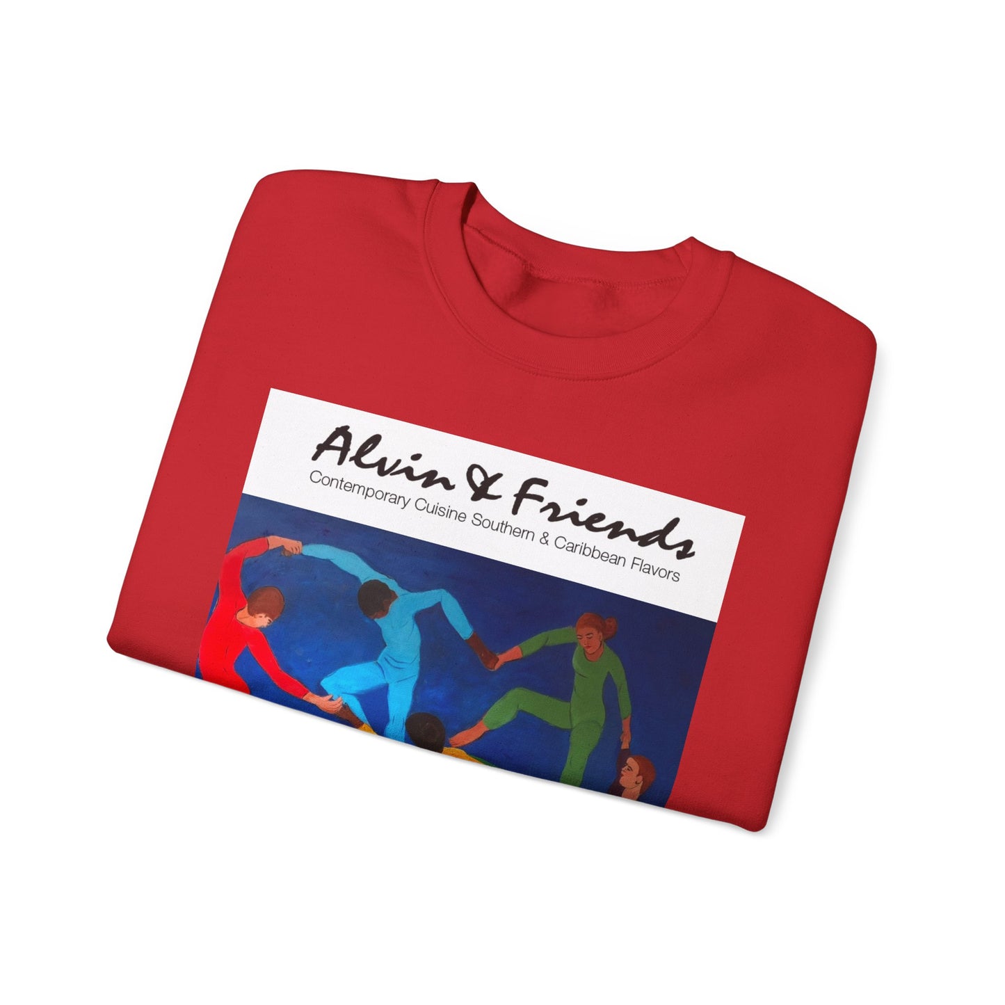 Alvin & Friends Art Crewneck Sweatshirt - Vibrant Unisex Heavy Blend