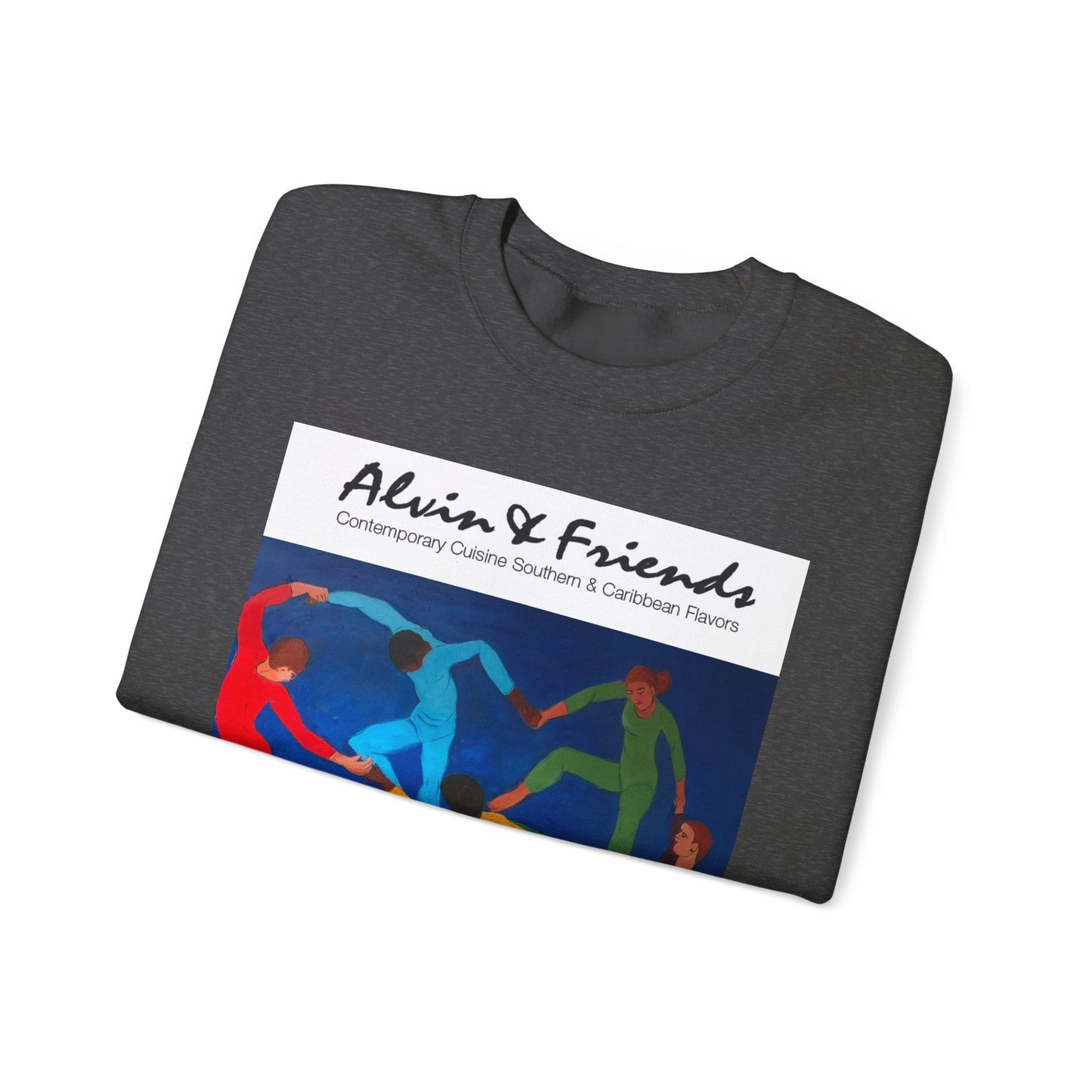 Alvin & Friends Art Crewneck Sweatshirt - Vibrant Unisex Heavy Blend