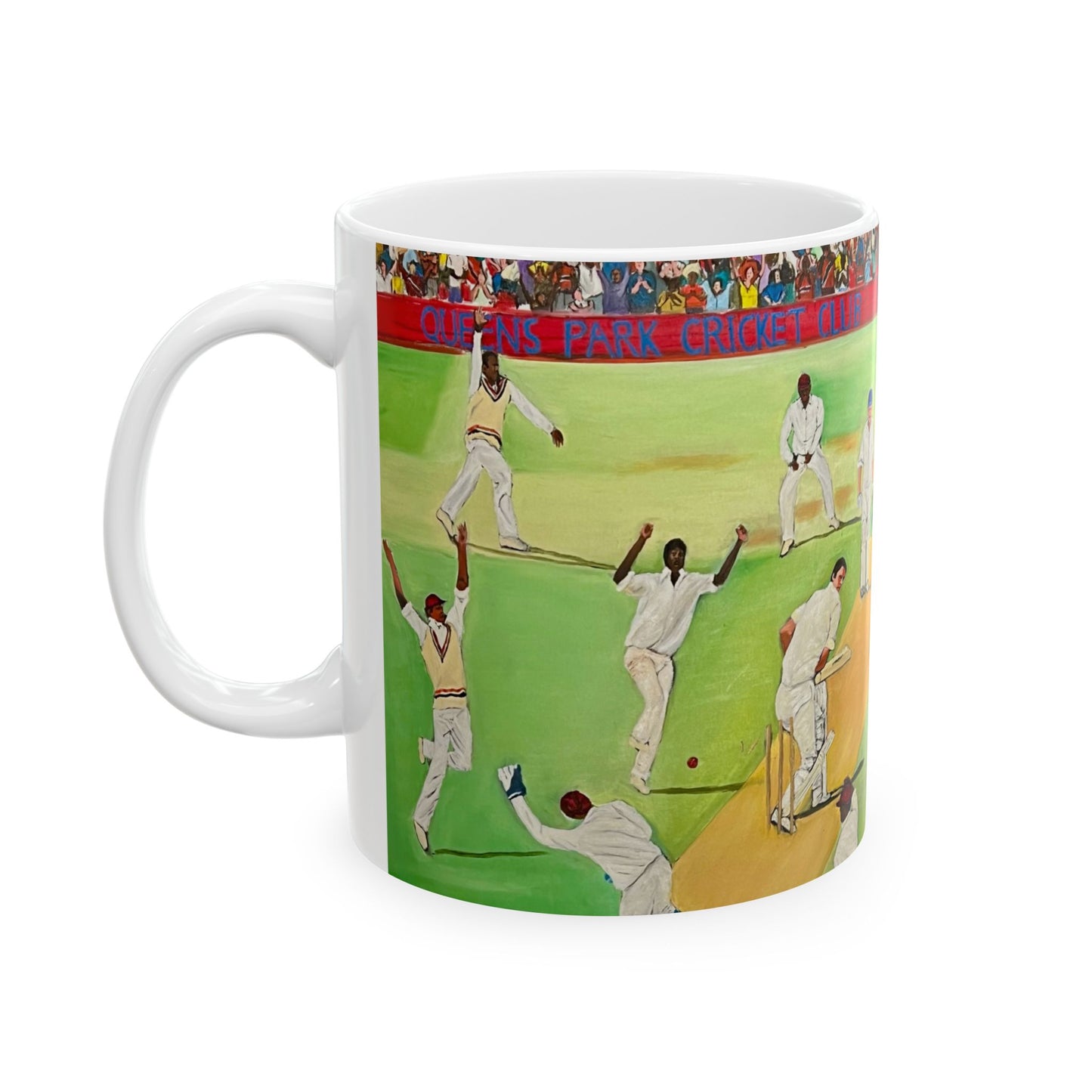 Cricket-Themed Ceramic Mug - Perfect Gift for Sports Fans