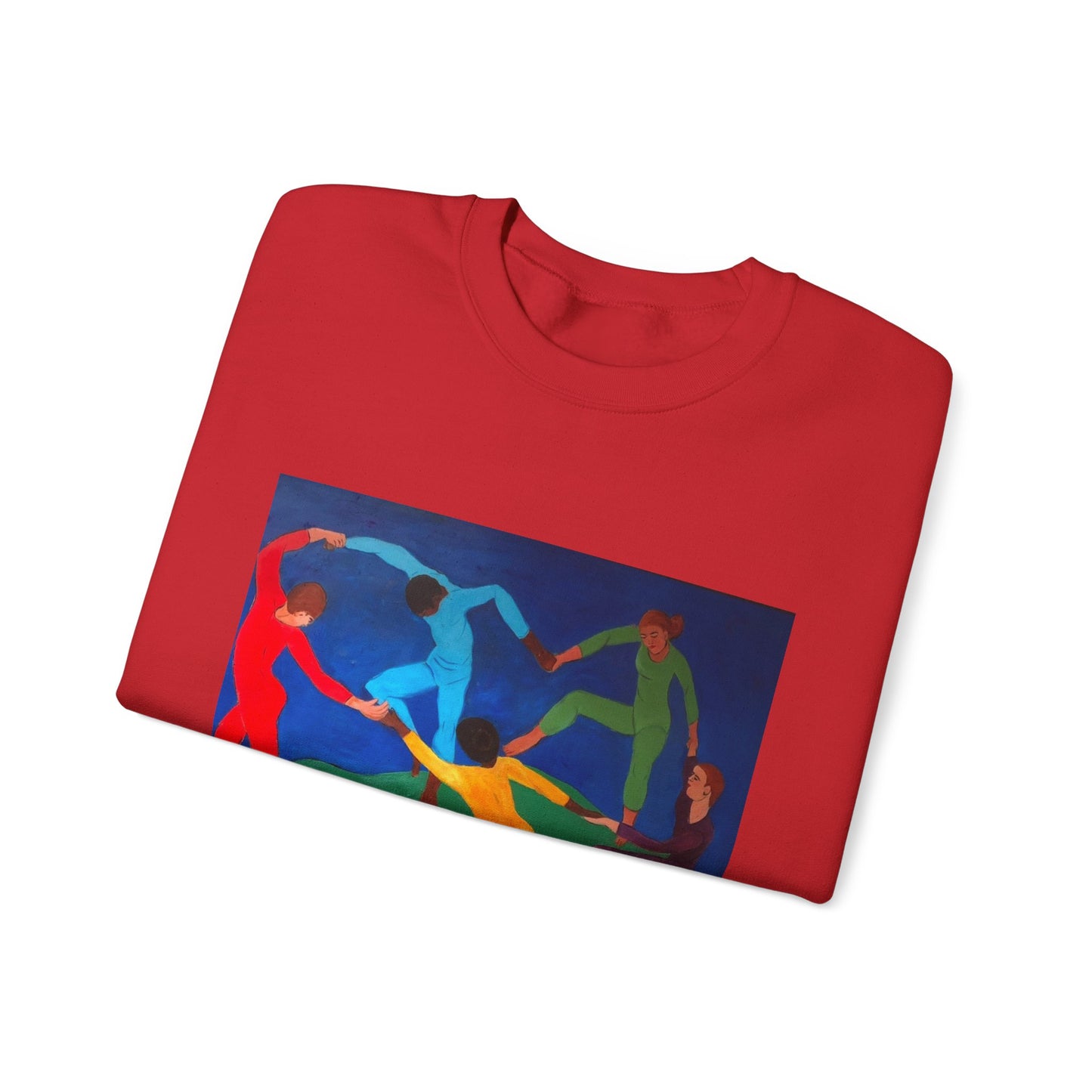 Colorful Artistic Crewneck Sweatshirt for Creative Spirits