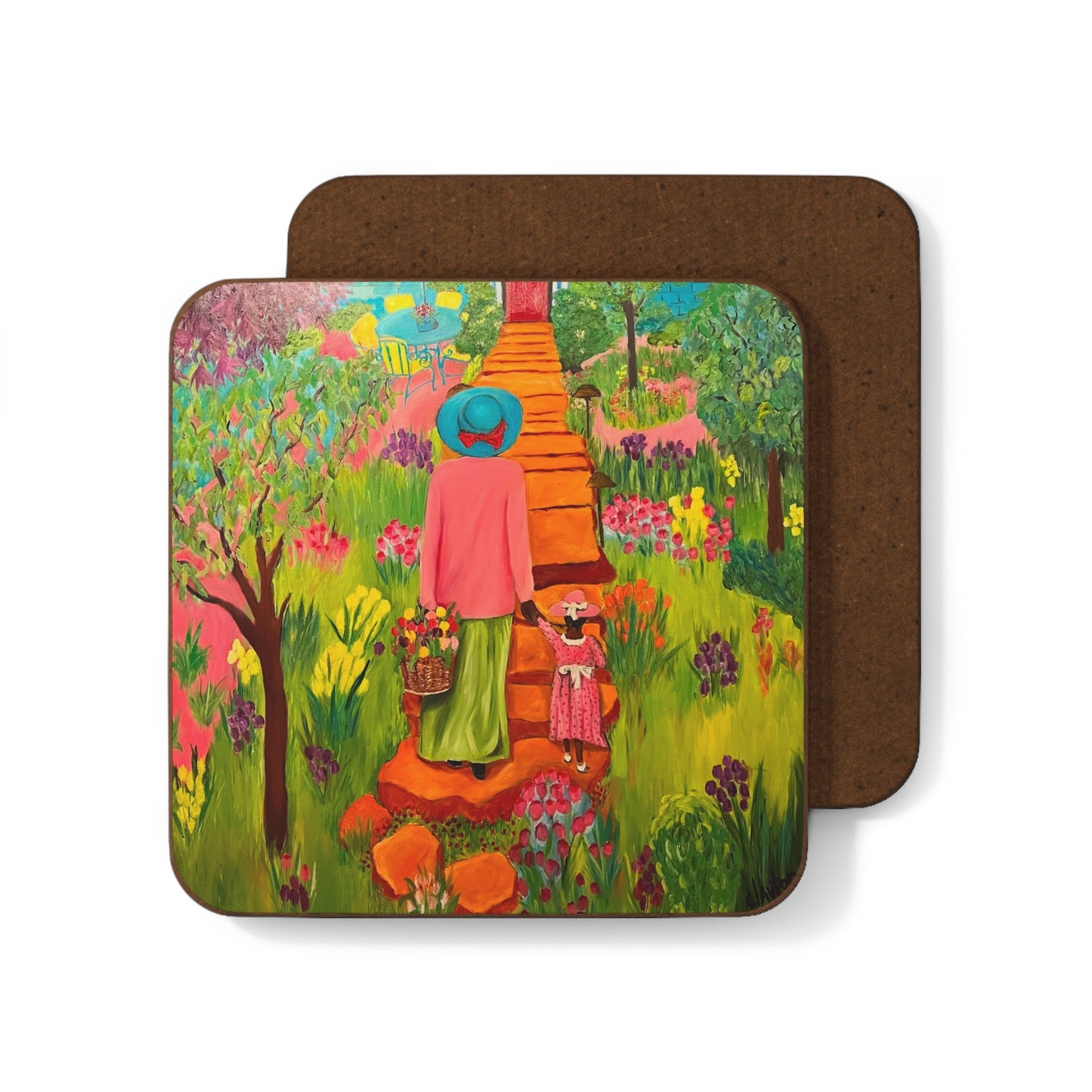 Coaster - Mother-daughter Colorful Garden Stroll by Alvin Clayton
