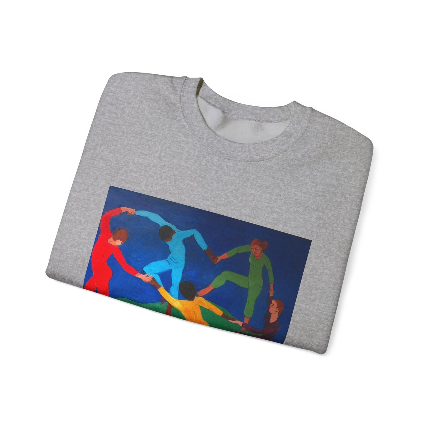 Colorful Artistic Crewneck Sweatshirt for Creative Spirits