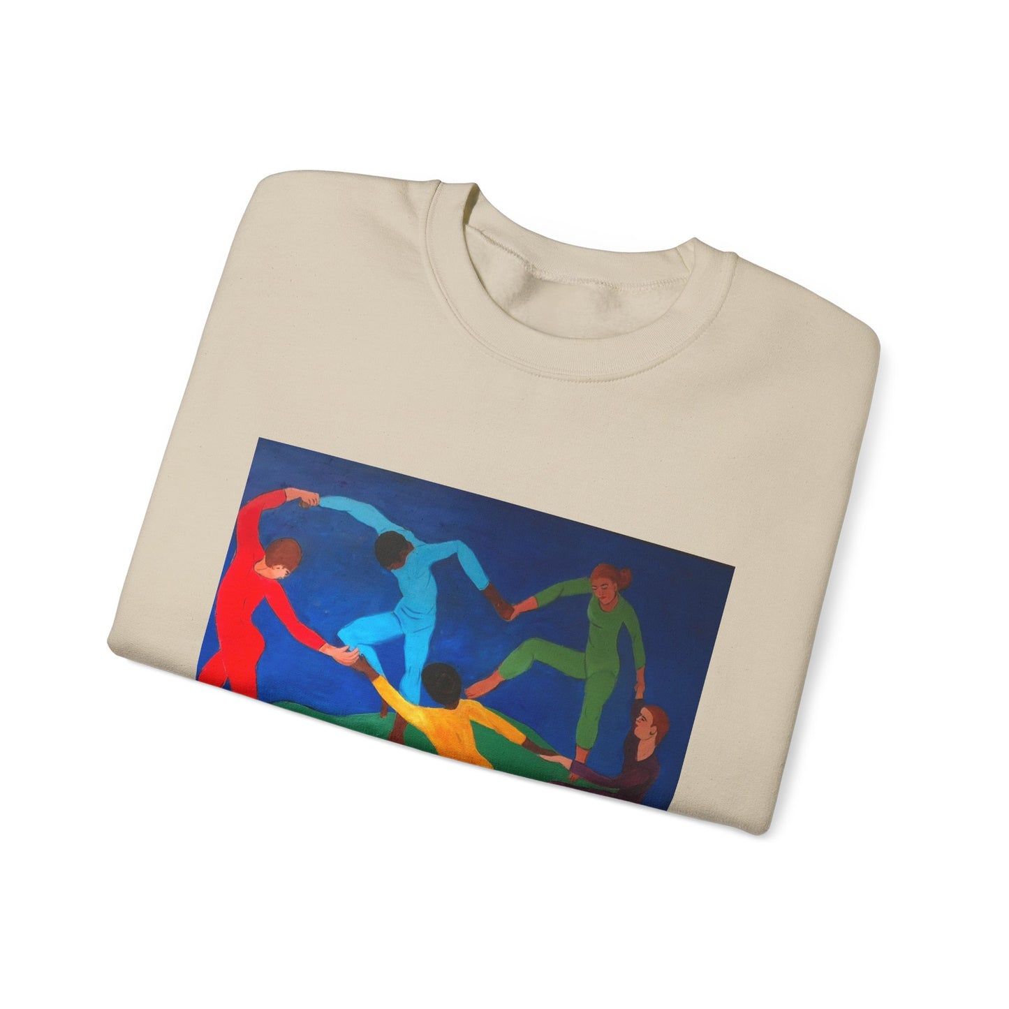 Colorful Artistic Crewneck Sweatshirt for Creative Spirits